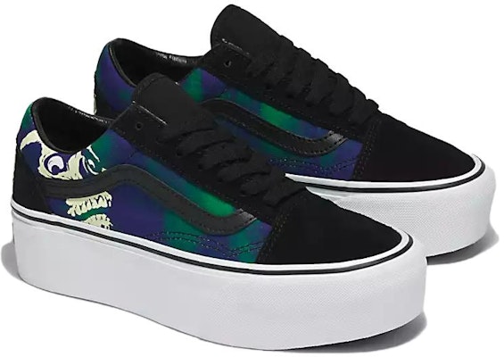 Vans Old Skool 鬼面发光增高鞋 VN0009PZCJI Lookbook Vans Old Skool 鬼面发光增高鞋 VN0009PZCJI