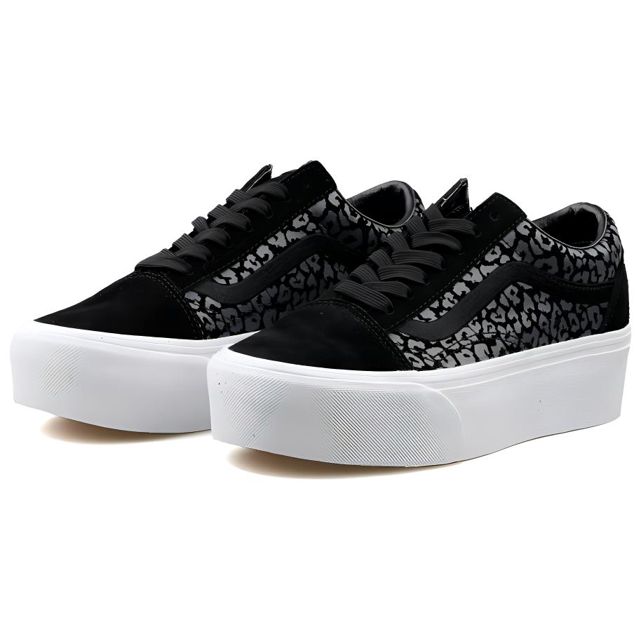 Lookbook Vans Old Skool Stackform ''Mono Schwarz'' VN0009PZYY6