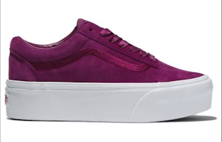 Order Vans Old Skool Stackform Mono 防滑耐磨 低幫 板鞋 男女同款 紫