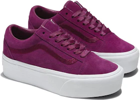 Lookbook Vans Old Skool Stackform Mono 防滑耐磨 低幫 板鞋 男女同款 紫