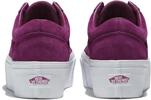 Shop Vans Old Skool Stackform Mono 防滑耐磨 低幫 板鞋 男女同款 紫