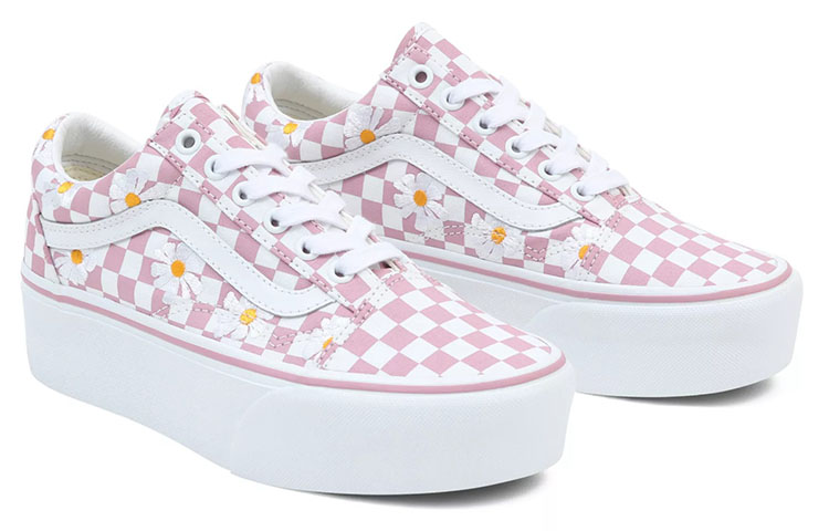 Lookbook Vans Old Skool Stackform ''Rose Blanc'' VN0A7Q5MBD5
