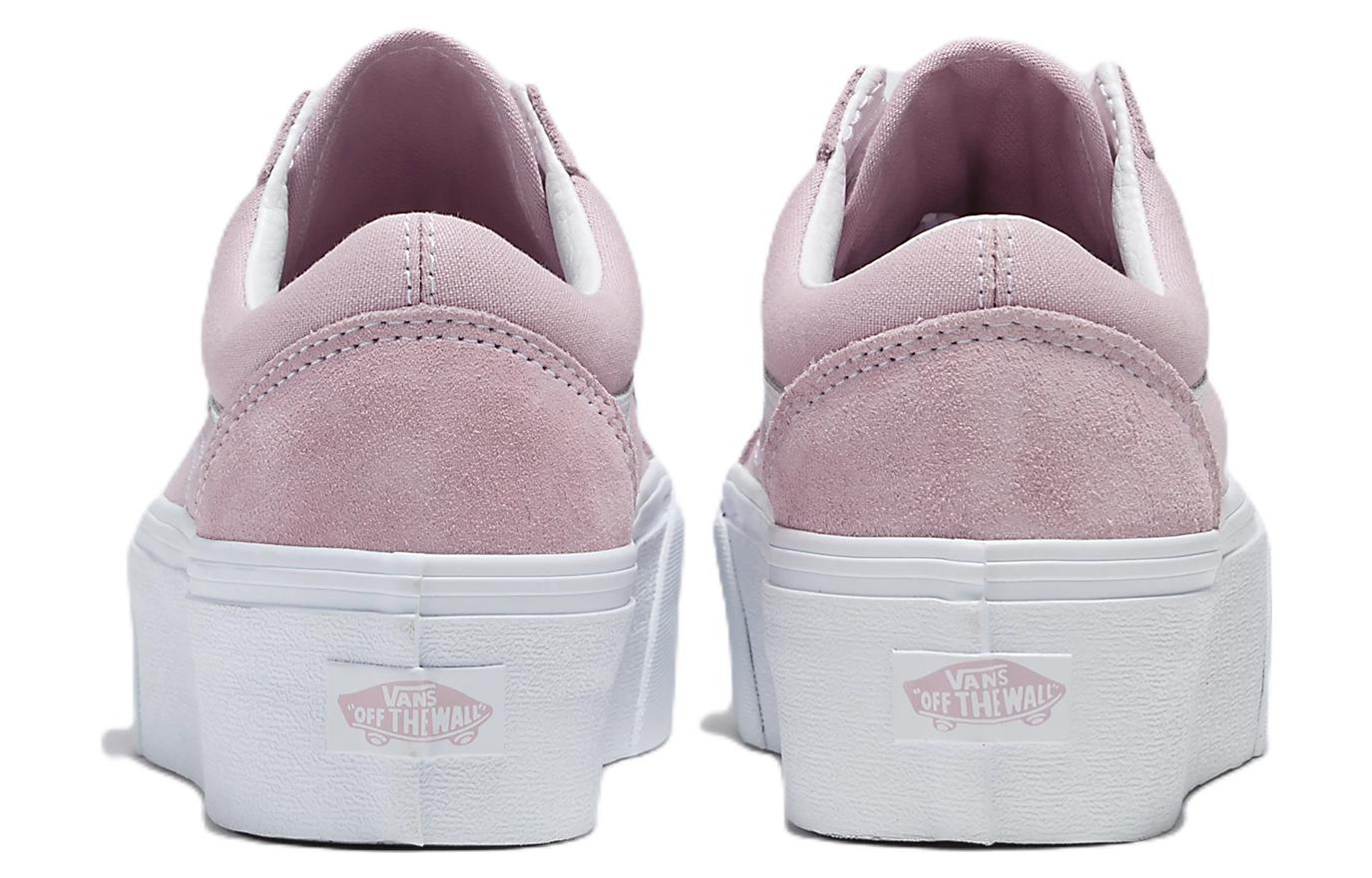 Lookbook Vans Old Skool Stackform ''Roze Wit'' VN0A7Q5MBLT