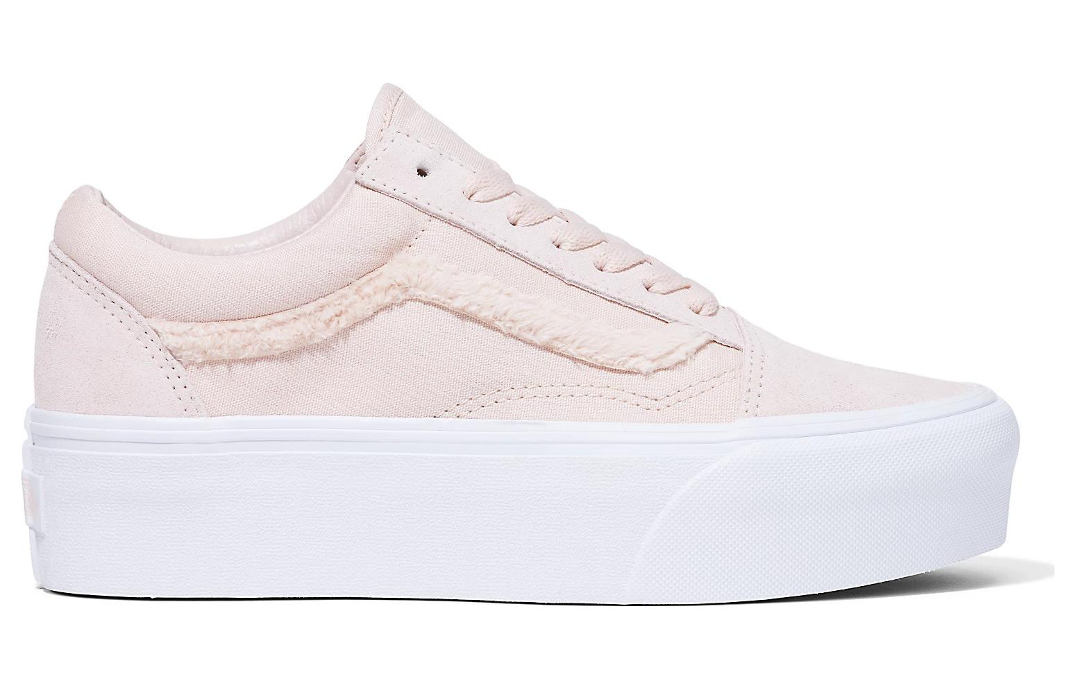Order Vans Old Skool Stackform ''Roze Wit'' VN0A7Q5MRR9