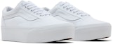 Cheap Vans Old Skool Stackform 'True White' Putih Tulen VN0A7Q5MW00