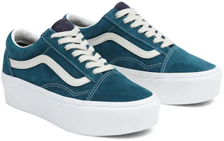 Lookbook Vans Old Skool Stackform 'Biru Varsiti' VN0A7Q5M60Q