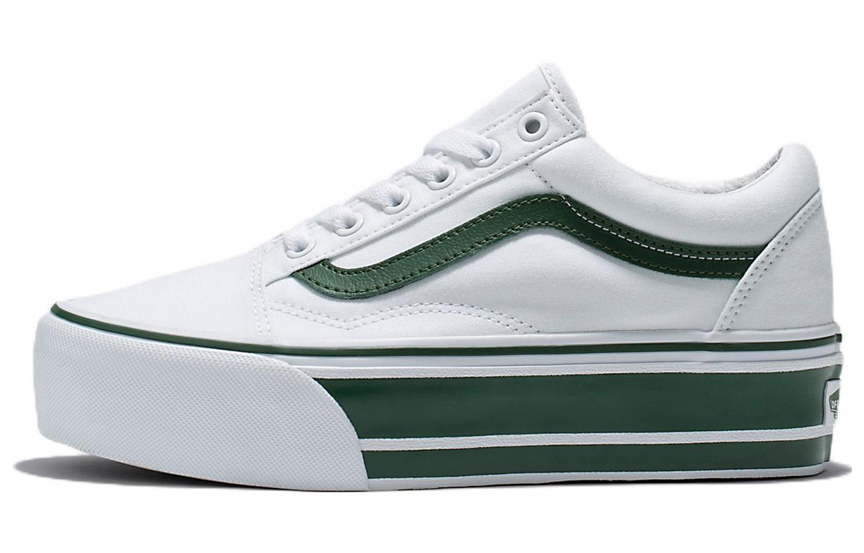 Vans Old Skool Stackform 'White Green' VN0A7Q5MBGN