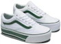 Lookbook Vans Old Skool Stackform ''Blanc Vert'' VN0A7Q5MBGN