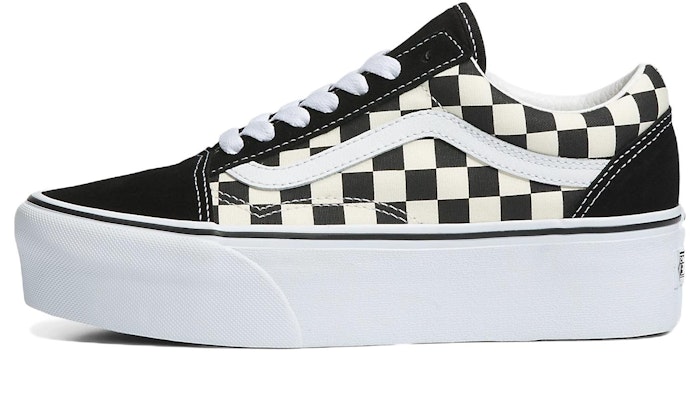 Vans Old Skool Stackform Checkerboard 'Hitam Putih' VN0A7Q5MTYQ Buy Vans Old Skool Stackform Checkerboard 'Hitam Putih' VN0A7Q5MTYQ