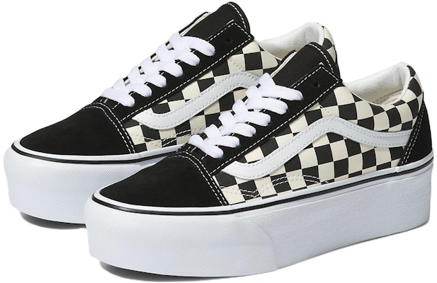Vans Old Skool Stackform Checkerboard 'Hitam Putih' VN0A7Q5MTYQ Lookbook Vans Old Skool Stackform Checkerboard 'Hitam Putih' VN0A7Q5MTYQ