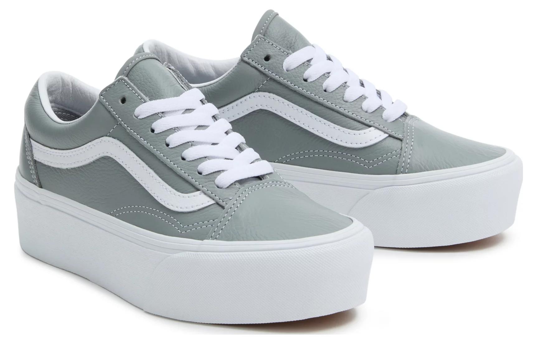 Lookbook Scarpe Vans Old Skool Stackform ''Grigio Bianco'' VN0009PZBXC