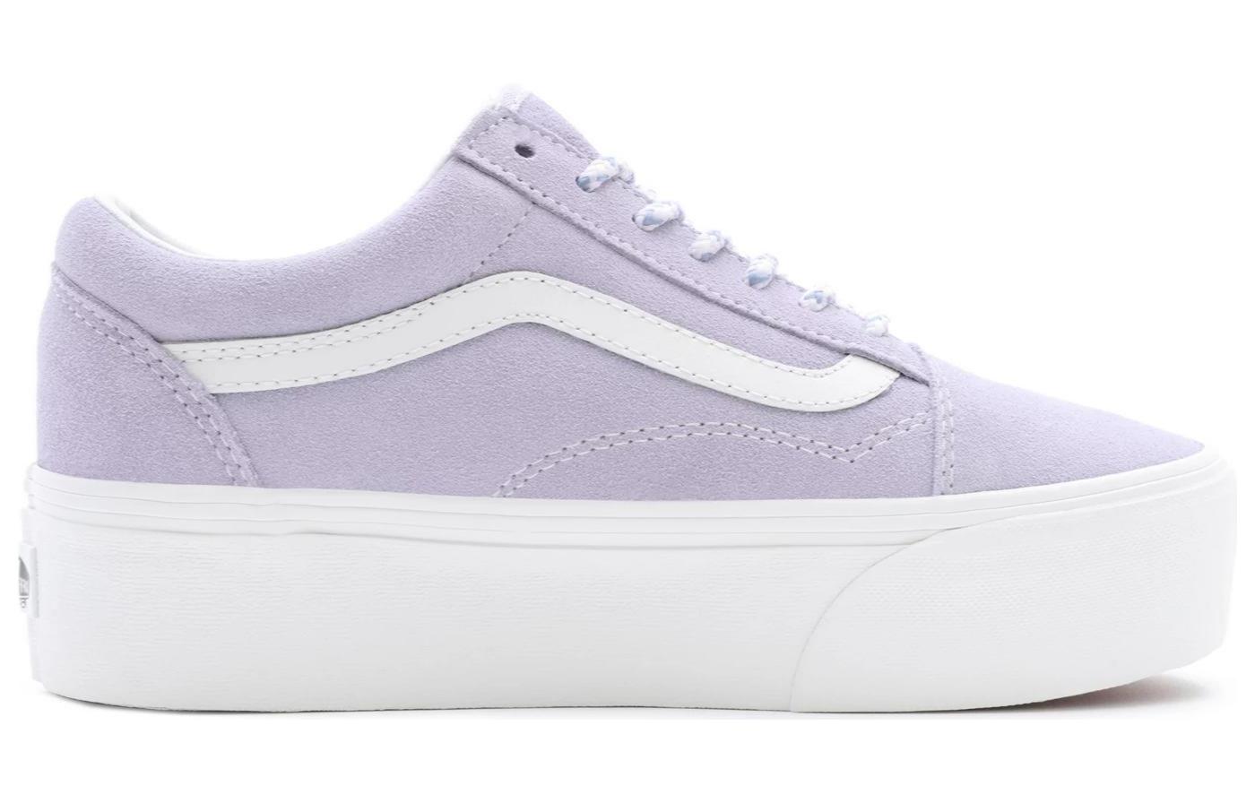 Order 반스 올드스쿨 스택폼 (라일락 화이트) VN0A7Q5MSQT