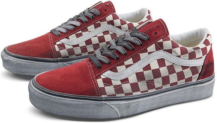 Vans Old Skool Stressed 'Periksa Merah Putih' VN0007NTY52 Order Vans Old Skool Stressed 'Periksa Merah Putih' VN0007NTY52
