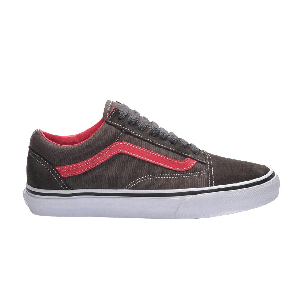 Buy Vans Old Skool Suede & Canvas Magnet/ Barbados Cherry 'Abu-abu' 0VOKC5M