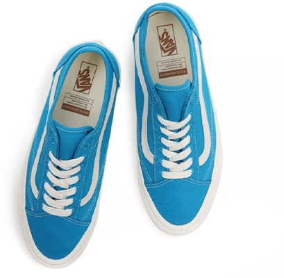 Vans Eco Theory Old Skool Tapered 'Blue White' VN0A54F4ASV Shop Vans Eco Theory Old Skool Tapered 'Blue White' VN0A54F4ASV