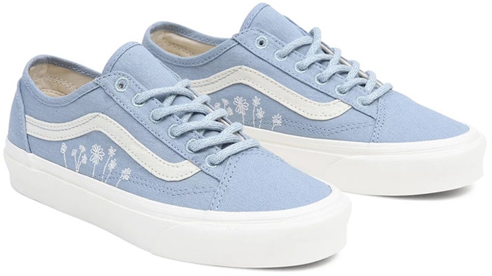 Vans Old Skool 细条纹 '蓝白' VN0A54F4BD2 Lookbook Vans Old Skool 细条纹 '蓝白' VN0A54F4BD2