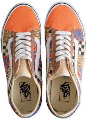 Vans Old Skool Tapered 低筒 滑板鞋 男女款 棕橙色 Shop Vans Old Skool Tapered 低筒 滑板鞋 男女款 棕橙色