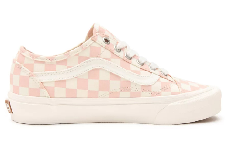 Order Vans Old Skool Tapered 'Eco Theory - Checkerboard Peachy Keen' Indonesia VN0A54F49FP