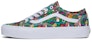 Vans Old Skool Tapered 'Hijau Ungu Putih' VN0A54F4DZQ
