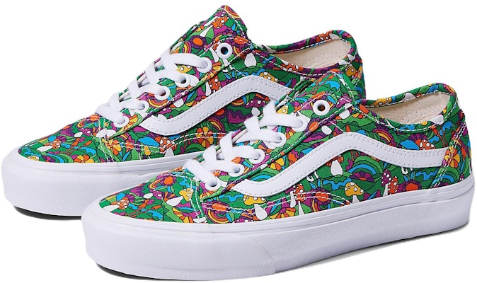 Vans Old Skool Tapered 'Green Purple White' VN0A54F4DZQ Lookbook Vans Old Skool Tapered 'Green Purple White' VN0A54F4DZQ