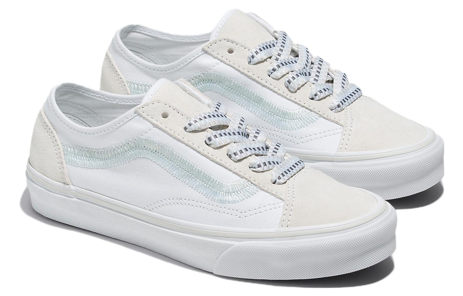 Order 반스 올드스쿨 테이퍼드 자수 화이트 (50 characters) VN0005UGW00