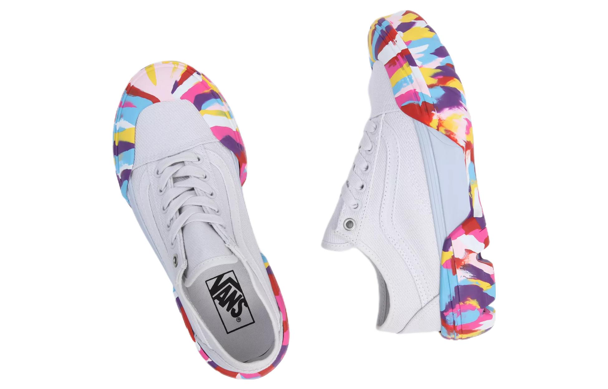Shop Vans Old Skool Tapered Low-Top ''Bianco Modulare'' VN0A4BVPBDS