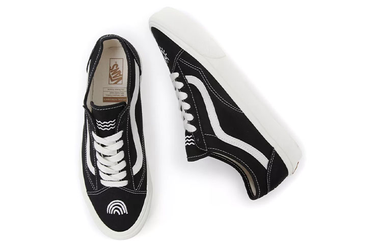 Shop Vans Old Skool Tapered Sneaker Low-Top Schwarz/Weiß VN0A54F41KP