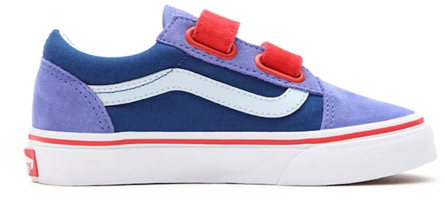 中童 Vans Old Skool 低筒 兒童滑板鞋 藍紅 Order 中童 Vans Old Skool 低筒 兒童滑板鞋 藍紅