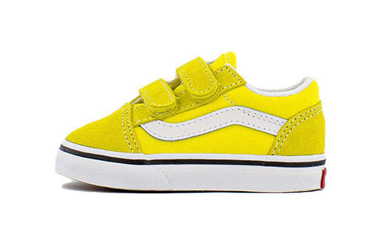 Buy Vans Old Skool V 低帮休闲滑板鞋 黄色 VN000D3Y7Z4