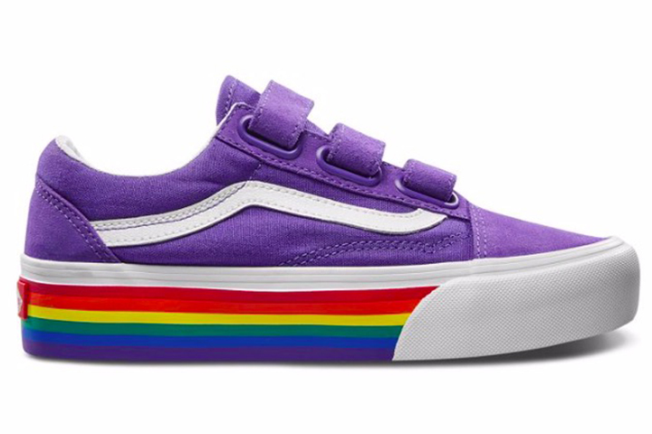 Order Vans Old Skool V 平台鞋 '彩虹' VN0A45K2VS3