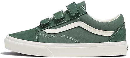 Vans Old Skool V Suede Canvas Shoes 'Green White' VN0A3D29V0N Vans Old Skool V Suede Canvas Shoes 'Green White' VN0A3D29V0N
