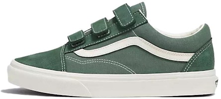 Vans Old Skool V Suede Canvas Shoes 'Green White' VN0A3D29V0N Vans Old Skool V Suede Canvas Shoes 'Green White' VN0A3D29V0N