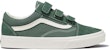 Kasut Vans Old Skool V Suede Kanvas 'Hijau Putih' VN0A3D29V0N