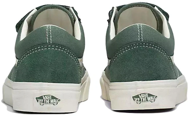 Vans Old Skool V Suede Canvas Shoes 'Green White' VN0A3D29V0N Shop Vans Old Skool V Suede Canvas Shoes 'Green White' VN0A3D29V0N