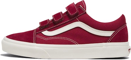 Vans Old Skool V Suede Canvas Shoes 'Red White' VN0A3D29DBW Vans Old Skool V Suede Canvas Shoes 'Red White' VN0A3D29DBW