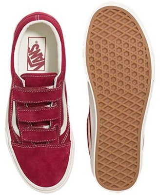 Zapatillas Vans Old Skool V de Ante y Lona 'Rojo Blanco' VN0A3D29DBW Shop Zapatillas Vans Old Skool V de Ante y Lona 'Rojo Blanco' VN0A3D29DBW