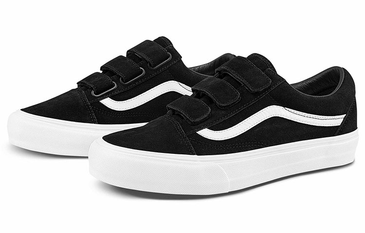 Vans Old Skool V Vlt LX Low-Top Sneakers Black/White 圖 2