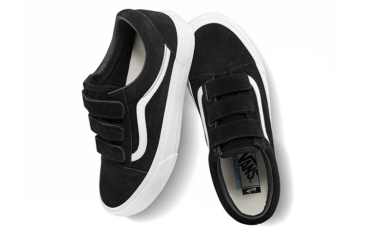 Vans Old Skool V Vlt LX Low-Top Sneakers Black/White 圖 4