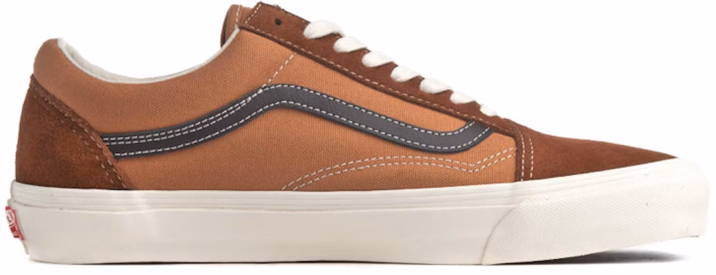Vans Vault OG Old Skool LX 'Brown White' VN0A38FWVZ11 Order Vans Vault OG Old Skool LX 'Brown White' VN0A38FWVZ11