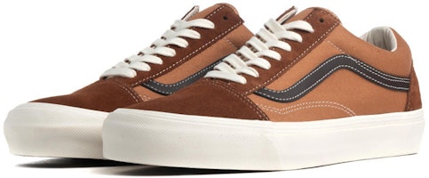 Vans Vault OG Old Skool LX 'Coklat Putih' VN0A38FWVZ11 Lookbook Vans Vault OG Old Skool LX 'Coklat Putih' VN0A38FWVZ11