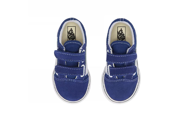 Shop Vans Old Skool Velcro 'Biru Putih' VN0A38JN2JO