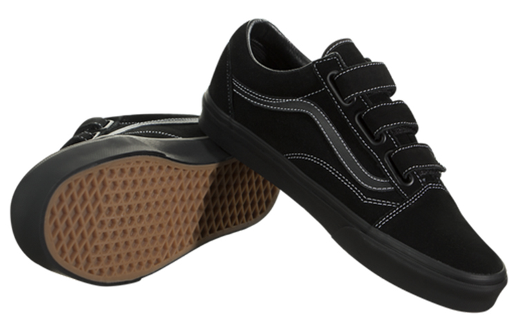 Shop Vans Old Skool Velcro 'Jahitan Putih' VN0A3D29QWL