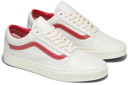 반스 올드스쿨 빈티지 레더 '크림 화이트 레드' VN000CP5BDU Order 반스 올드스쿨 빈티지 레더 '크림 화이트 레드' VN000CP5BDU