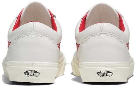 반스 올드스쿨 빈티지 레더 '크림 화이트 레드' VN000CP5BDU Shop 반스 올드스쿨 빈티지 레더 '크림 화이트 레드' VN000CP5BDU
