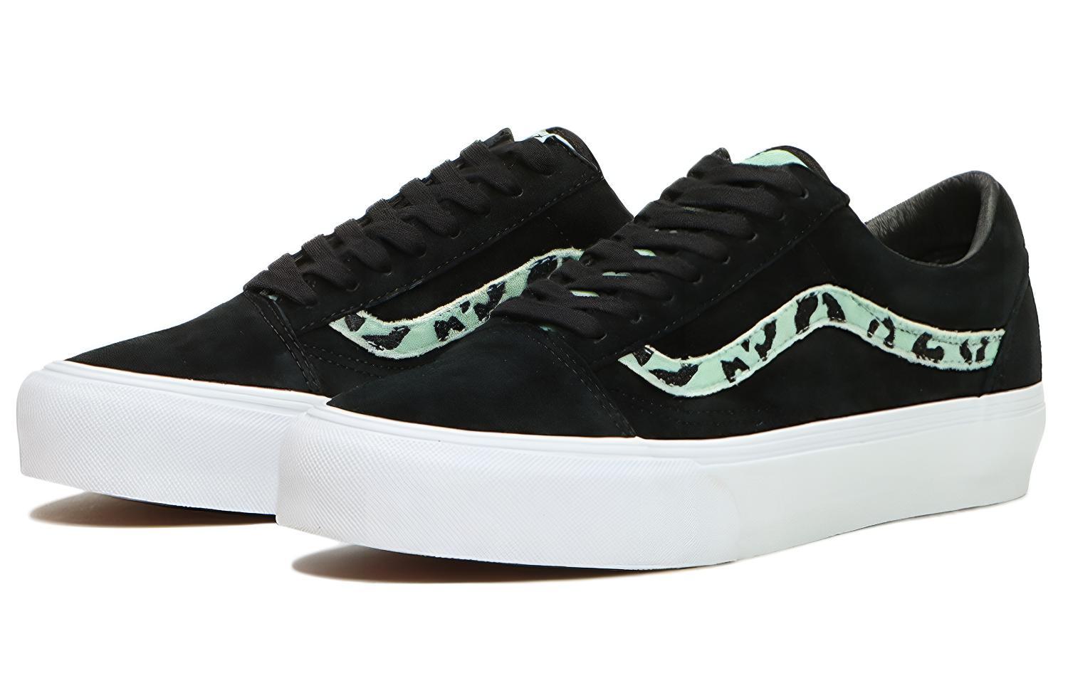 Lookbook Vans Old Skool VLT LX '天鵝絨動物 - 薄荷豹紋' VN0A4BVFA5Q