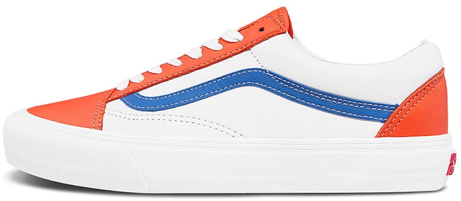 Vans Old Skool Vlt Lx 'White Orange Blue' VN0A4BVF22E Buy Vans Old Skool Vlt Lx 'White Orange Blue' VN0A4BVF22E