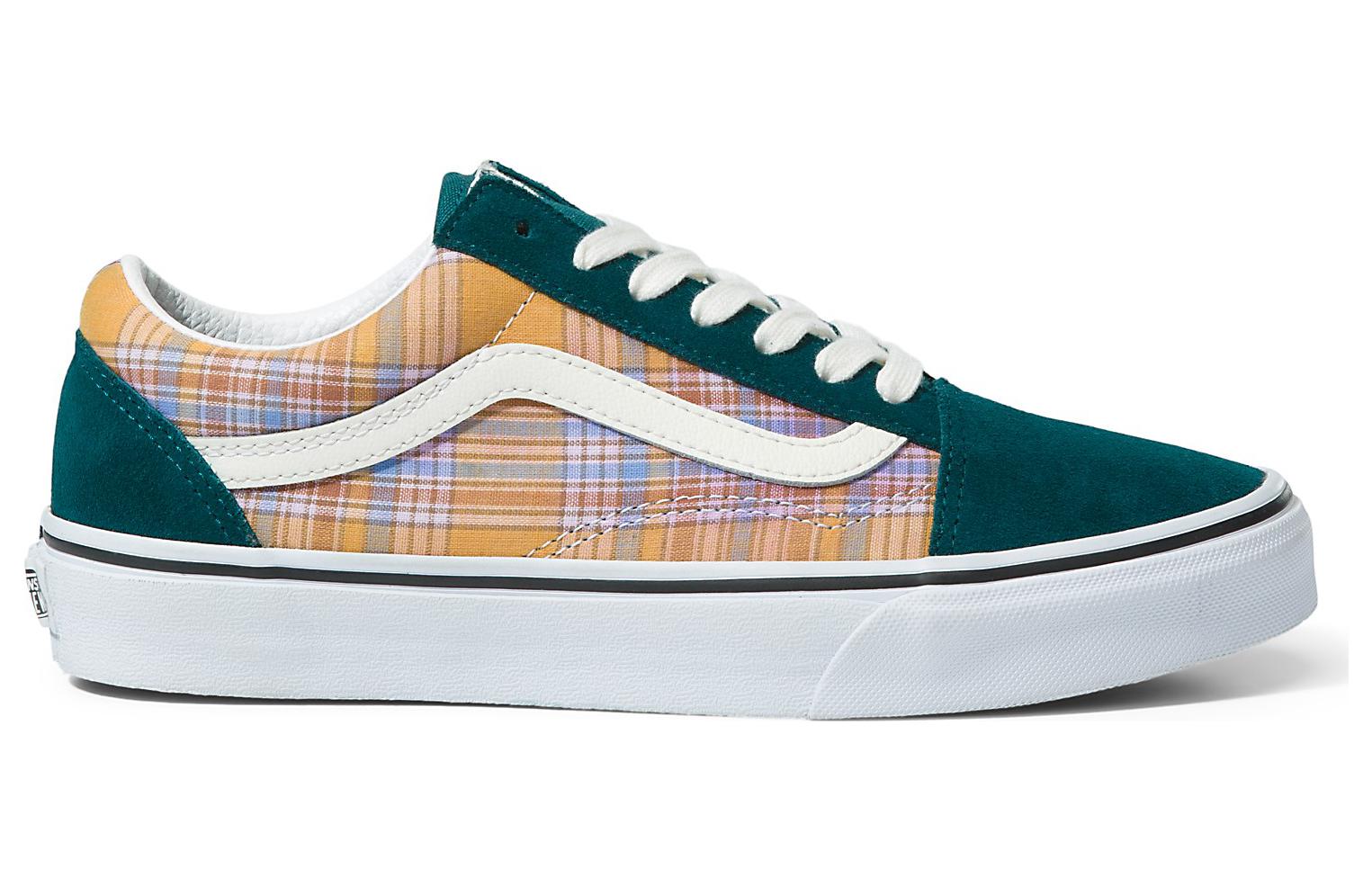 Order Vans Old Skool 潮流便服 防滑耐磨 低筒 滑板鞋 男女皆宜 綠色