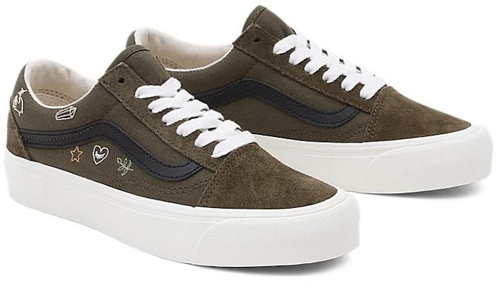 Vans Old Skool VR3 Theory Shoes 'Pesto Burnt Olive' VN0005UBDOL Lookbook Vans Old Skool VR3 Theory Shoes 'Pesto Burnt Olive' VN0005UBDOL