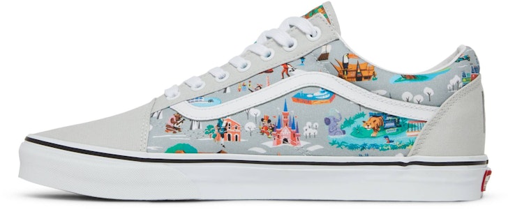 Vans Old Skool Peta Taman Ulang Tahun 50 Disney 'Abu-Abu' VN0A3WKTGYW Lookbook Vans Old Skool Peta Taman Ulang Tahun 50 Disney 'Abu-Abu' VN0A3WKTGYW