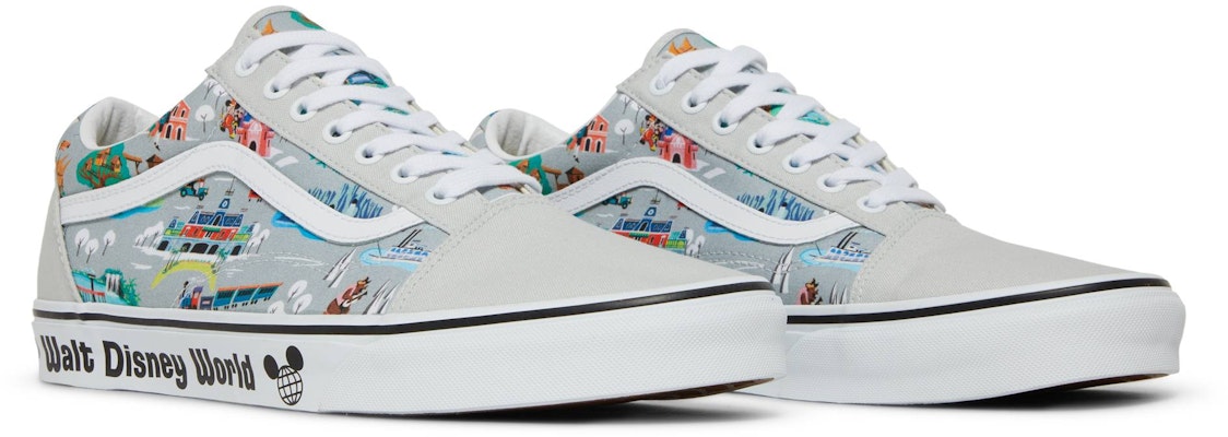 Vans Old Skool 華特迪士尼世界 50週年紀念公園地圖 '灰色' VN0A3WKTGYW Cheap Vans Old Skool 華特迪士尼世界 50週年紀念公園地圖 '灰色' VN0A3WKTGYW
